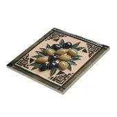 Carreau LIBRE PALESTINE olives branches mosaïque céramique (Côté)