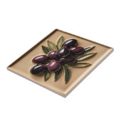 Carreau LIBRE PALESTINE olives branches mosaïque céramique (Côté)