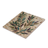 Carreau LIBRE PALESTINE olives branches mosaïque céramique (Côté)