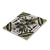 Carreau LIBRE PALESTINE olives branches mosaïque céramique (Côté)