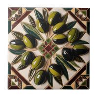 LIBRE PALESTINE olives branches mosaïque céramique