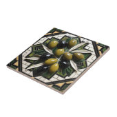 Carreau LIBRE PALESTINE olives branches mosaïque céramique (Côté)