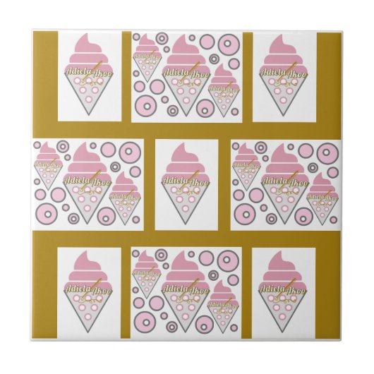 Carreau Licorice Irrésistible en crème glacée en Caramel (Devant)