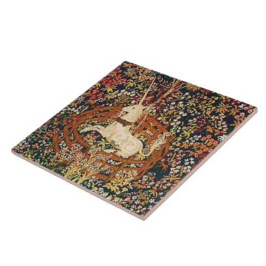 Carreau licorne captive (Côté)