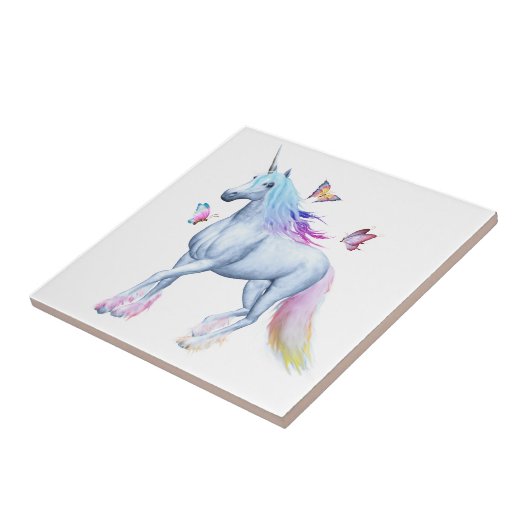 Carreau Licorne d'arc-en-ciel (Côté)