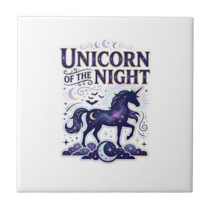 Carreau Licorne de la conception de graphique de nuit de Z