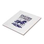 Carreau Licorne de la conception de graphique de nuit de Z (Côté)