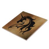 Carreau Licorne de pierre tribale (Côté)