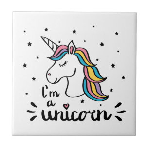 Carreau Licorne je suis une licorne