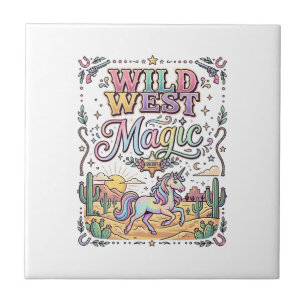 Carreau Licorne Magie Far West Original