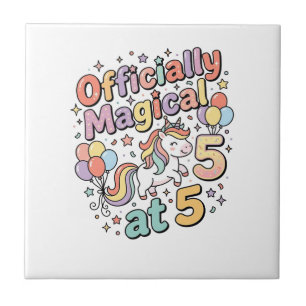 Carreau Licorne officiellement magique à 5 conceptions bla