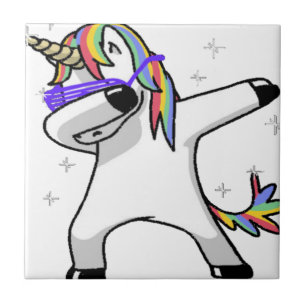 Carreau Licorne tamponnante