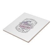 Carreau Licorne Zodiaque Licorne Conception De Cadeau Ludi (Côté)