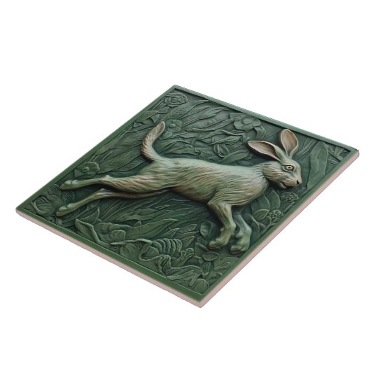 Carreau Lièvre vert - (Côté)