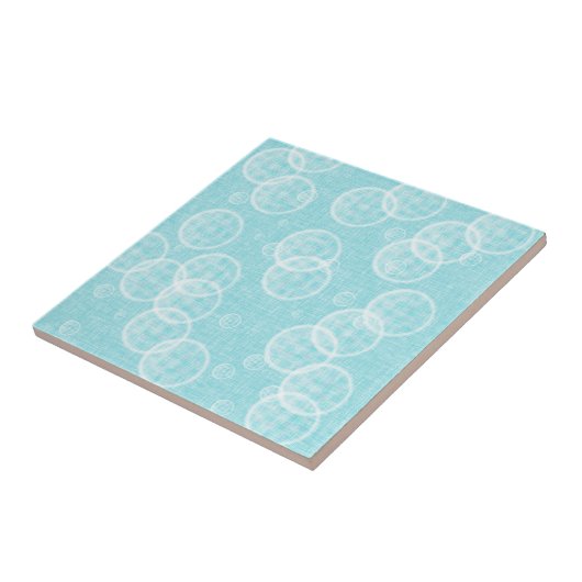 Carreau light blue bubbles (Côté)