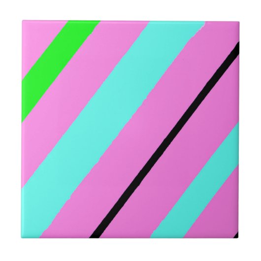 Carreau Lignes colorées (Devant)