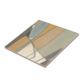 Carreau Lignes courbées et tons de terre coupés (Côté)