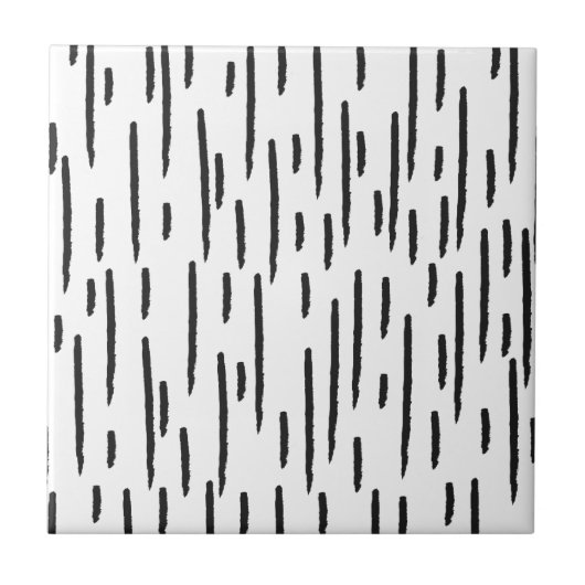 Carreau Lignes de Doodle dessinées à la main (Devant)