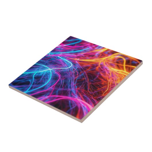 Carreau Lignes de néon (Côté)