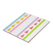 Carreau Lignes et triangles motif (Côté)
