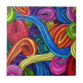 Carreau Lignes psychédéliques (Devant)