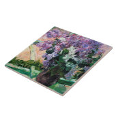 Carreau Lilacs dans une fenêtre, Mary Cassatt (Côté)