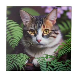 Carreau Lilah l'enfer de Tortoiseshell : Un Chat d'une bea