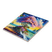 Carreau L'île cachée dans l'océan (Côté)