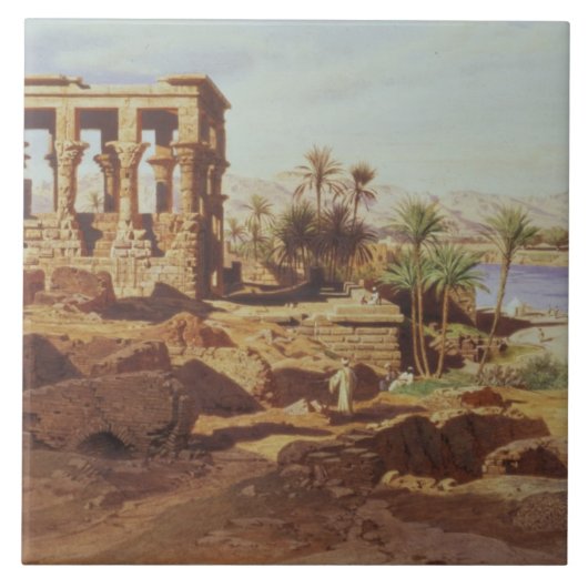 Carreau L'île de Philae, 1866 (la semaine) (Devant)