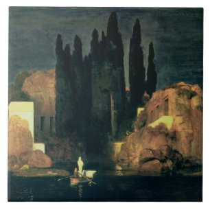 Carreau L'île des morts, 1880 (huile sur la toile)