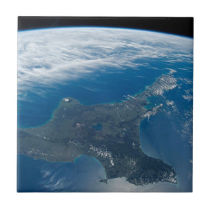 Carreau L'île du Nord de la Nouvelle-Zélande.