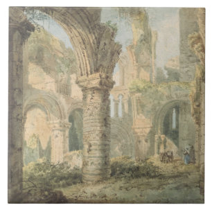 Carreau L'île sainte de St Cuthbert, 1797 (la semaine