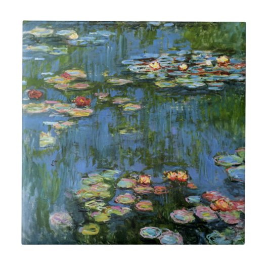 Carreau Lillies d'eau par Monet (Devant)