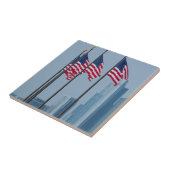 Carreau L'Illinois, Chicago. Le pilier de marine, USA (Côté)