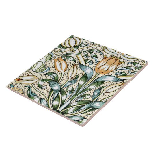 Carreau Lily and Pomegranate, (Côté)