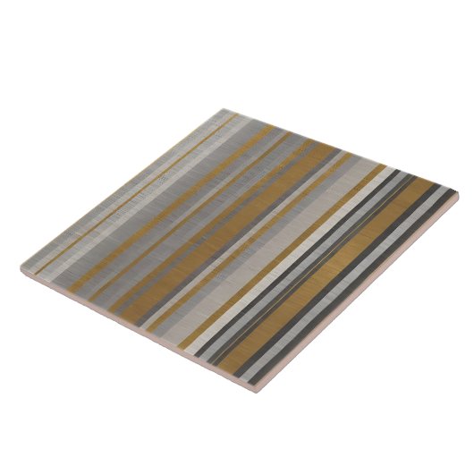 Carreau Linge Luxe moderne Silver Gold Texture Collection (Côté)