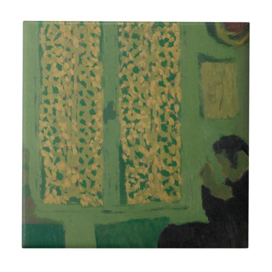 Carreau L'intérieur vert (Devant)