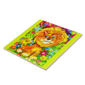 Carreau lion (Côté)