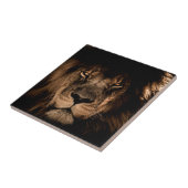 Carreau lion d'afrique yeux fermés (Côté)