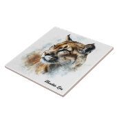 Carreau Lion de montagne (Côté)