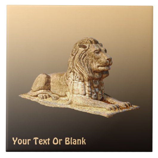 Carreau Lion de pierre (Devant)