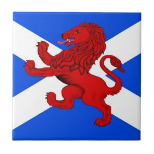 Carreau Lion effréné/drapeau de l'Ecosse