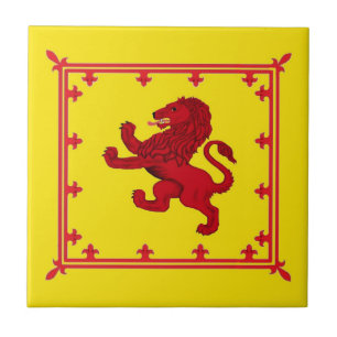 Carreau Lion effréné, le drapeau antique de l'Ecosse