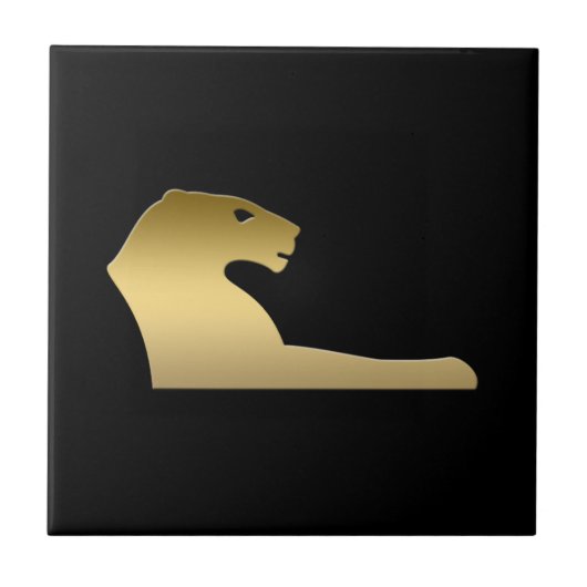 Carreau Lion égyptien antique - déesse Sekhmet (Devant)