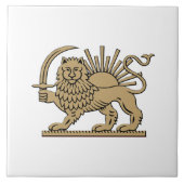 Carreau Lion et Soleil persan (Devant)