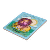 Carreau Lion Flowers (Côté)