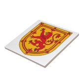 Carreau Lion Rampant sur Fond Doré (Côté)