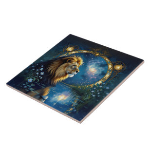 Carreau Lion Stupéfiant du Lac de Minuit