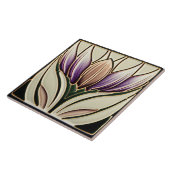 Carreau Lisbonne inspirée par l'Art nouveau Jacaranda Blos (Côté)