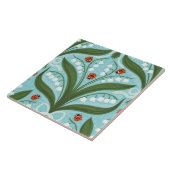 Carreau Lit de la vallée et la symétrie des coccinelles en (Côté)